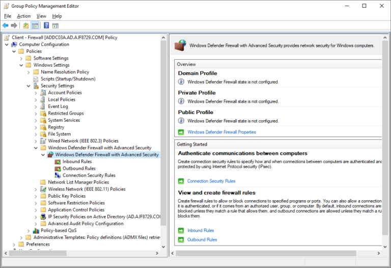 Windows Firewall Part 1 The Basics & Securing Clients AJ's Tech Chatter